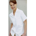 White Red Kap Short Sleeve Uniform Blouse